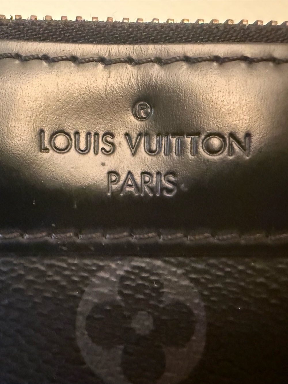 Louis Vuitton Monogram Eclipse Laptop Pouch - Black and Gray - Picture 3 of 7